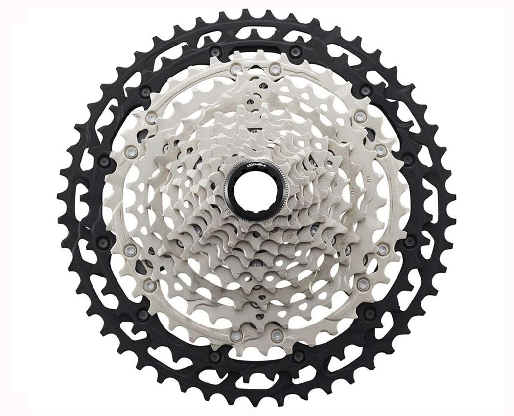 Shimano XT CS-M8100 Cassette - 12-Speed, 10-51t, Silver/Black, Micro Spline